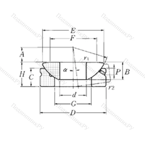 Подшипник скольжения сферический SAT 80