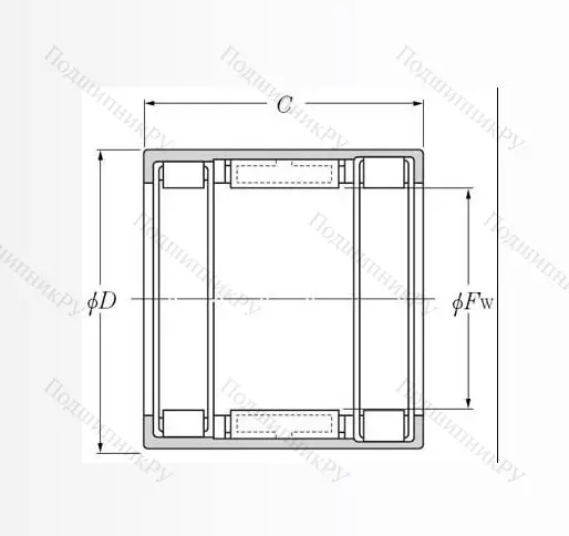 Подшипник обгонной муфты обгонная муфта  FCB 20 (KOYO)