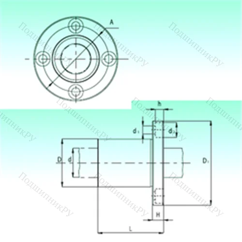 Подшипник шариковый линейный KBF 30