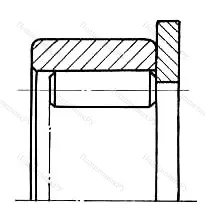 Подшипник  192906 размер 30,3x47/52x13,6/15,6