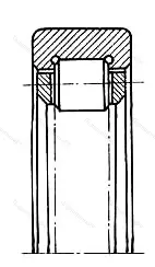 Модификация подшипника 5-1203 размер 17x40x12