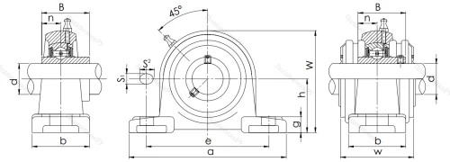 Подшипниковый узел UCP 209 в Стерлитамаке