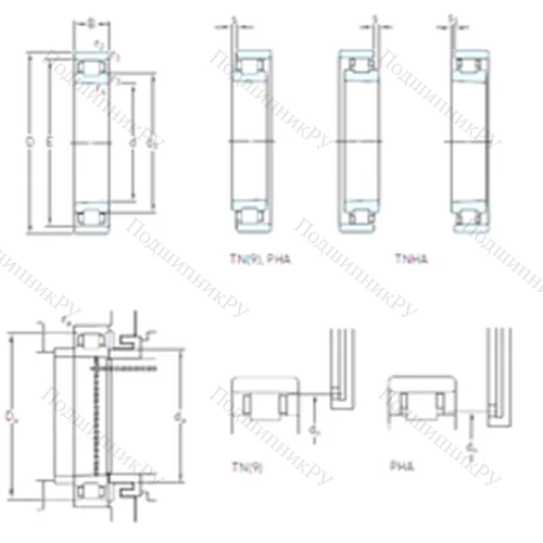 Подшипник роликовый радиальный N 1010 KPHA/HC 5SP