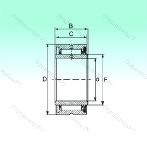 Подшипник игольчатый радиальный NA 4904 RS