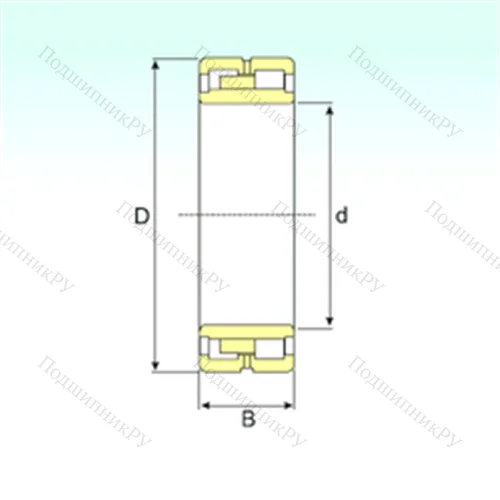 Подшипник роликовый радиальный NNU 4126 K 30M/W 33 от производителя  ISB