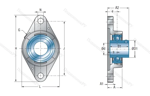 Подшипниковый узел UCFLE 204 в Стерлитамаке