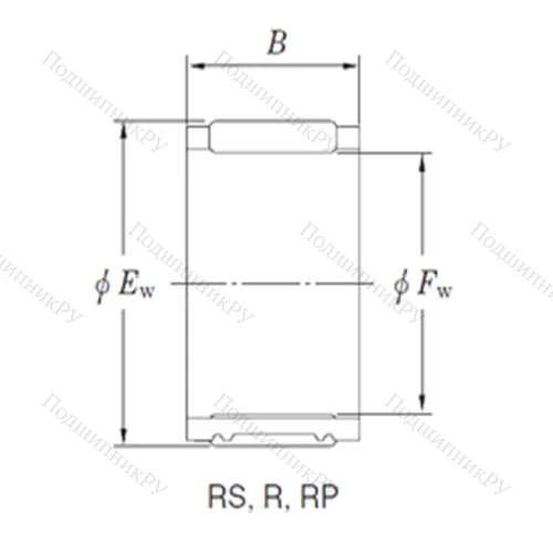 Подшипник игольчатый радиальный 29R 3427A-1