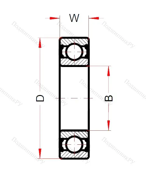 Высокотемпературный подшипник 6008 BHTS ZZ C 4 220°-250°
