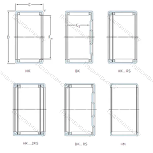 Подшипник игольчатый радиальный BK 1210