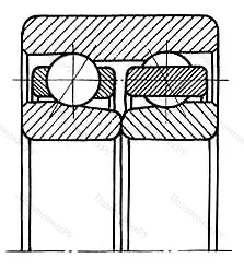 Подшипник  3201D (3086201) размер 12x32x15,9