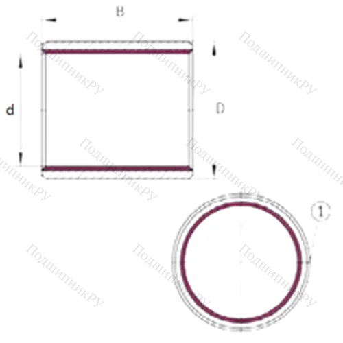 Подшипник скольжения EGB 3015-E 40
