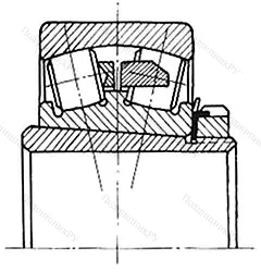 Модификация подшипника 13614Н размер 70x170x58/78