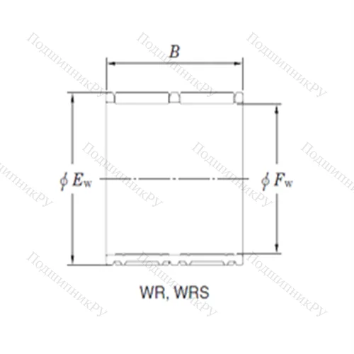 Подшипник игольчатый радиальный 70WR 8055