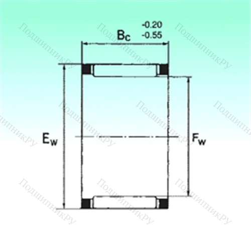 Подшипник игольчатый радиальный KZK 15x21x11