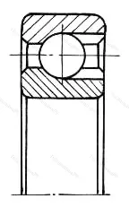 Подшипник 208/P 6 размер 40x80x18
