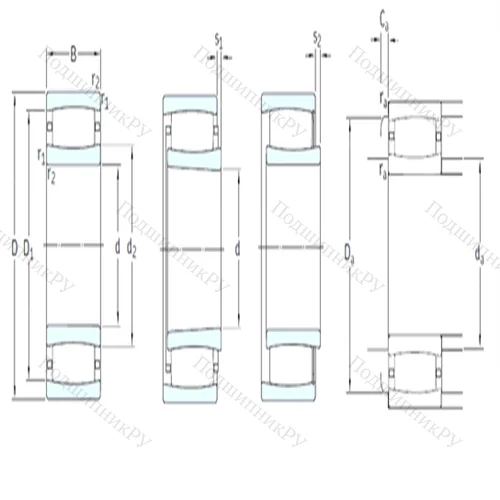 Подшипник роликовый тороидальный C 30/1000MB