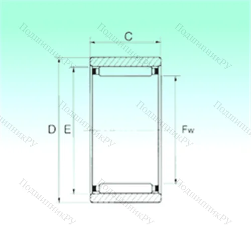 Подшипник игольчатый радиальный RNAO 37x52x18