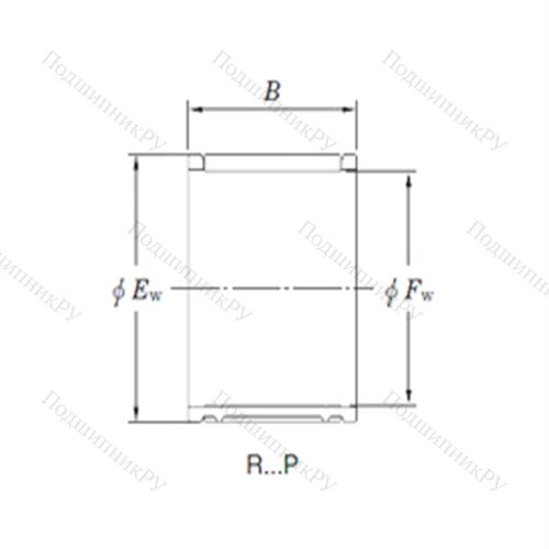 Подшипник игольчатый радиальный 16R 2118BP-2