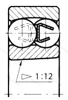 Подшипник  111608 (2308K) размер 40x90x33