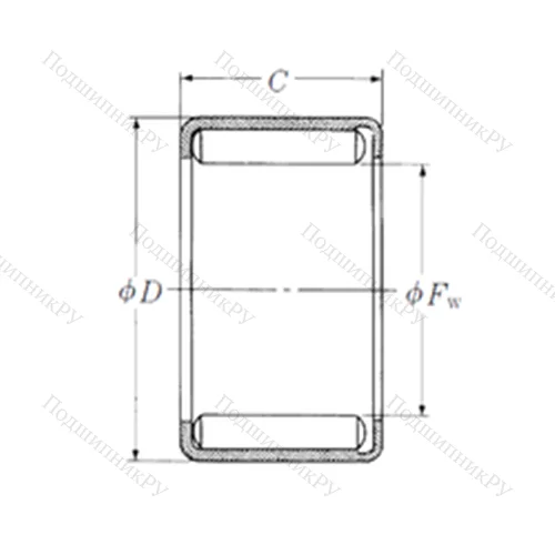 Подшипник игольчатый радиальный Y-84