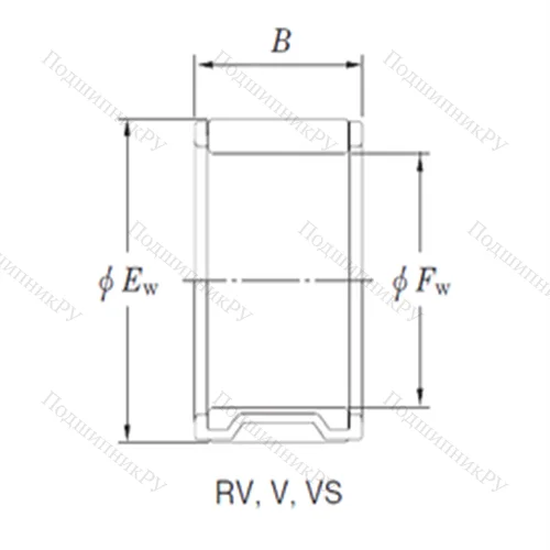 Подшипник игольчатый радиальный 30V 4530