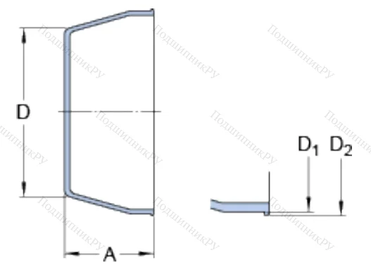 Торцевая крышка ECL 204
