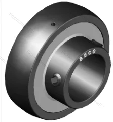 Высокотемпературный корпусной подшипник UC 207 BHTS ZZ GR CG 350° BECO