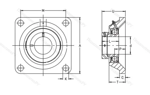 Подшипниковый узел  PCJ 30-XL-N в Стерлитамаке