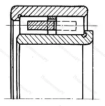 Модификация подшипника 772734М размер 170x320x166/154