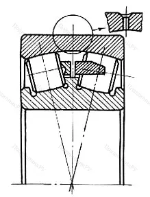 Модификация подшипника 3622Н размер 110x240x80 ГПЗ-11 от производителя  ГПЗ-11