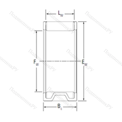 Подшипник игольчатый радиальный VE 162212AB 1-2