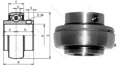 Корпусный подшипник UC 205 в Стерлитамаке