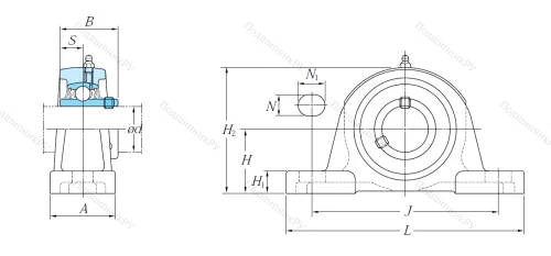 Подшипниковый узел UCP 208 J в Стерлитамаке