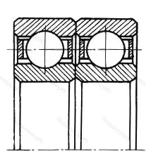 Модификация подшипника 35-190209Ю1 размер 45x85x38 от производителя  ГПЗ-1