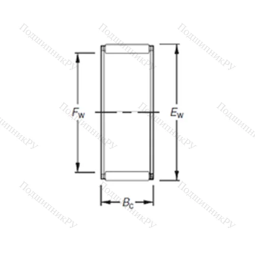 Подшипник игольчатый радиальный WJ-485424