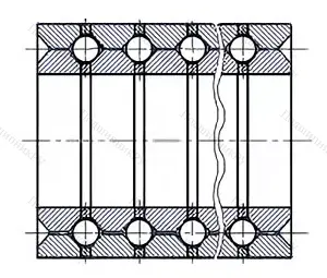 Подшипник  128916 размер 80x148x363