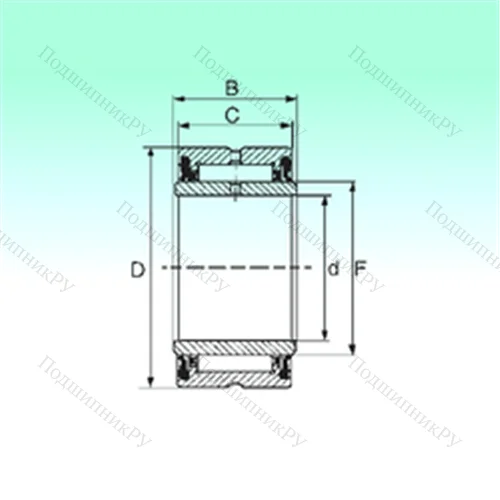 Подшипник игольчатый радиальный NA 4900 2RS