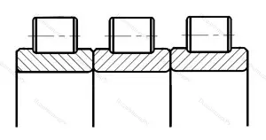 Подшипник  3712111 размер 55x83,5x26