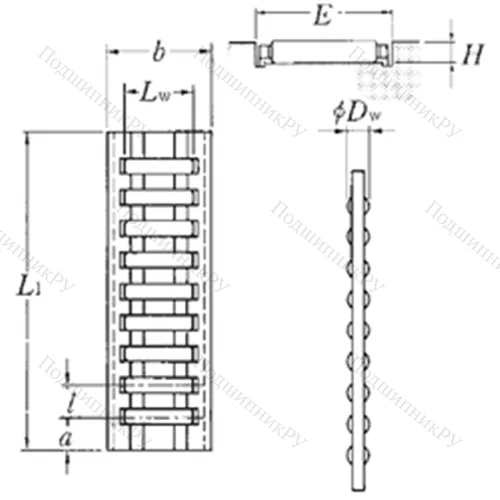 Подшипник роликовый линейный BF 7028/1000