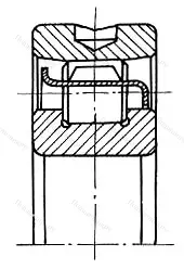 Подшипник N 312EC размер 60x130x31 от производителя  SKF