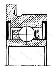 Модификация подшипника 880750 размер 9,525x22,2/24,6x7,144