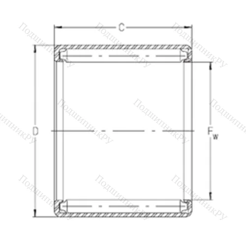 Подшипник игольчатый радиальный S 116