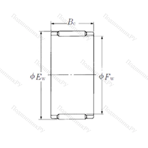 Подшипник игольчатый радиальный FBN-424727