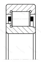 Подшипник NJ 311EC размер 55x120x29 от производителя  SKF