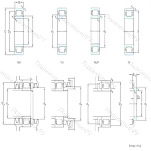 Подшипник роликовый радиальный NU 10/600N 2MA