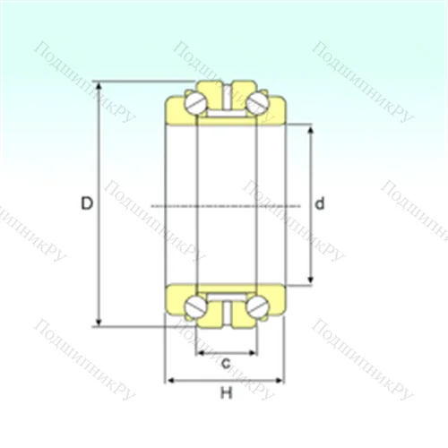 Подшипник шариковый упорно-радиальный 234934
