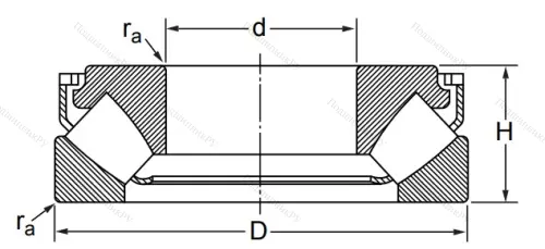 Упорный роликовый подшипник 29418 M (9039418 Л ГОСТ) в Стерлитамаке