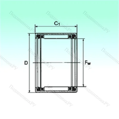 Подшипник игольчатый радиальный HK 1216 2RS от производителя  NBS