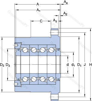 Подшипник FBSA 208 A/QBC