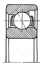 Подшипник  E 5 (6005) размер 5x16x5